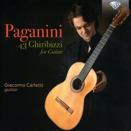 Giacomo Carletti - Paganini: 43 Ghiribizzi For Guitar (CD)