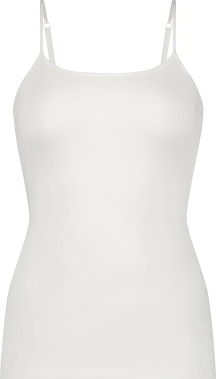 Ten Cate Basics spaghetti top wit voor Dames | Maat M
