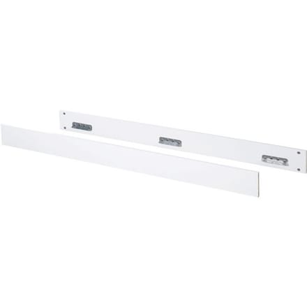 ROBA Set van 2 universele ombouwzijden voor kinderbed (wit/metaal)