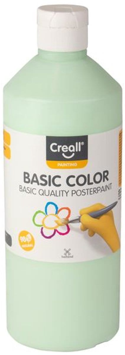 Plakkaatverf creall basic pastel groen 500ml | 6 stuks