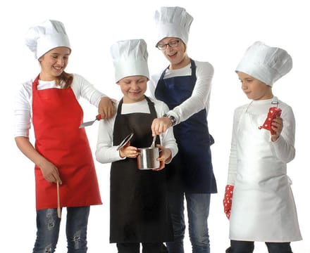 Koksmuts - kinderen - Wit - Katoen - 2 stuks onbedrukt