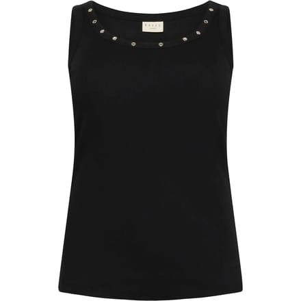 Damestanktop KAFFE Curve KCCarina Eyelets