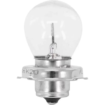 witte gloeilamp 6v 15w basis p26s s3 sb25 flosser voor bromfiets unit nieuw