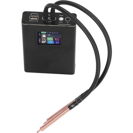 Mini Puntlasapparaat Kit Draagbaar LCD-scherm met 5000mAh Oplaadbare Batterij Voor 0.25mm Plaatwerk