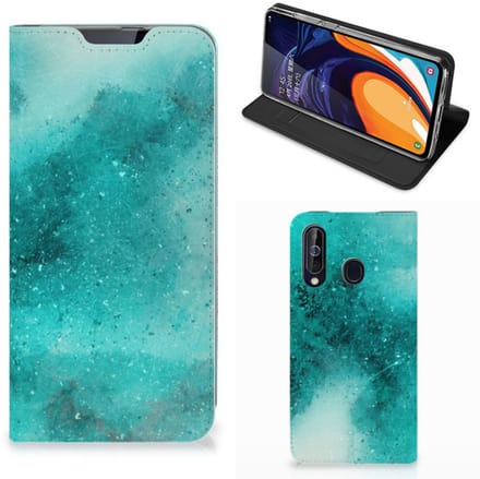 Bookcase Samsung Galaxy A60 Painting Blue