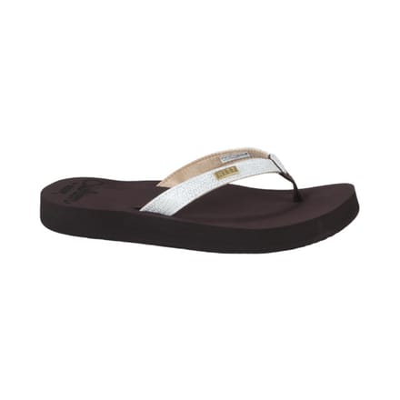 Reef Star Cushion Sassy Dames Slippers - Brown/White - Maat 35