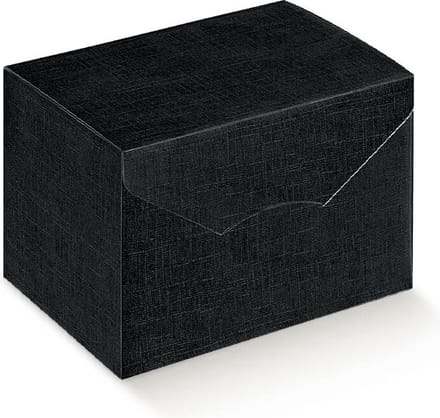 Geschenkdoos karton ZWART, 24,5x24,5x15cm (30 stuks)