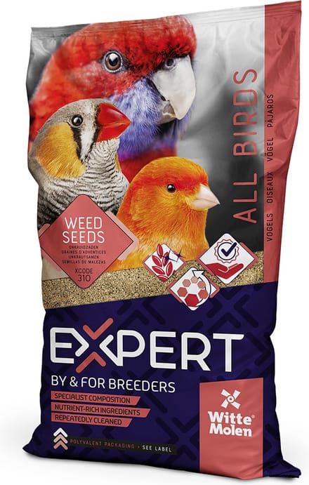 Witte Molen - Binnenvogelvoer - Vogel - Expert Kiemzaden Kanaries 20kg - 1st
