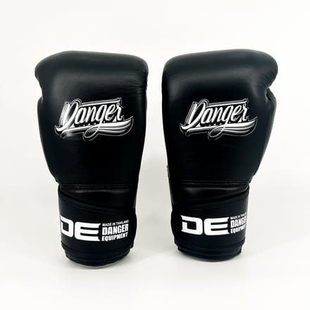 Danger Avatar Bokshandschoenen - Echt Leer - Zwart 12 oz