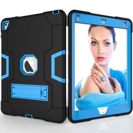 Shock Proof Standcase Hoes Geschikt voor: iPad Mini 2 / 3 / 4 - Blauw