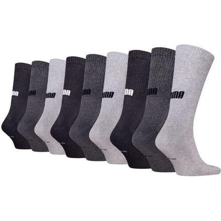 Puma Sportsokken Cushioned New Generation - 9 paar - Grey - Maat 39/42