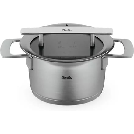 Fissler Phi collection kookpan met downdraft glasdeksel 16cm