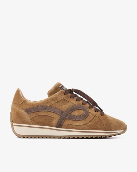 VIA VAI Mikki Eve Sneakers Dames - Suède - Bruin - Maat 36