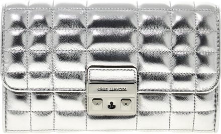 Handtas - Schoudertas Dames - Dagelijks Gebruik - Met Rits - 45 x 35 x 5 cm - Zilver