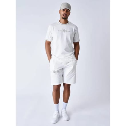 Korte broek met contrasterende logoband Project X Paris