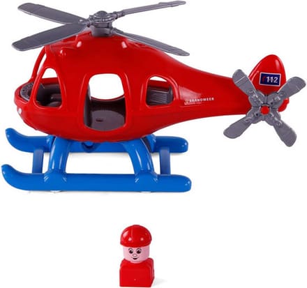 Cavallino Toys Cavallino Fire Helicopter with Action Figure 29.5cm