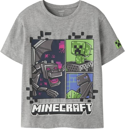 NAME IT - NKMMYKIN MINECRAFT SS NREG TOP BOX BFU - Jongens - T-shirts