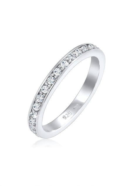 Elli damesring 925 zilver 28 kristal 64 Zilver 32020151