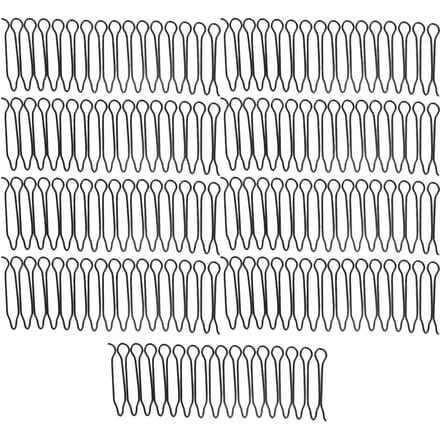 9 stuks U-vormige Haar Afwerking Fixeer Kam Stretch Onzichtbare Flexibele Haar Afwerking Fixeer Clips voor gray