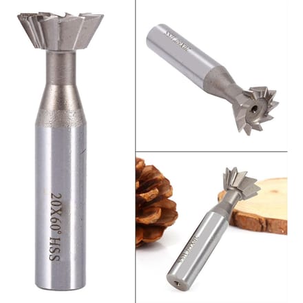 1025mm 45 graden 60 graden Graad HSS Rechte Schacht Zwaluwstaartgleuf Frees Endfrees CNC Bit