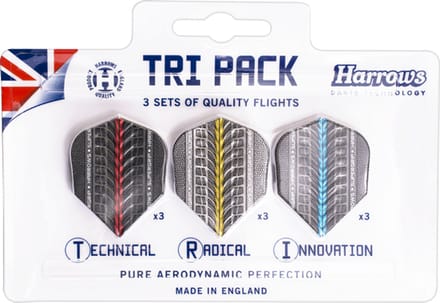 TRI PACK SUPERGRIP - 3 sets flights