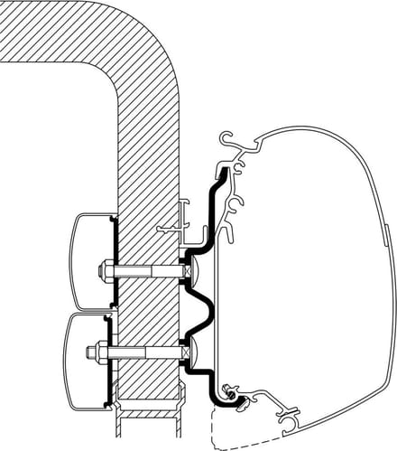 Thule Hymer Camp Adapter <2011 350