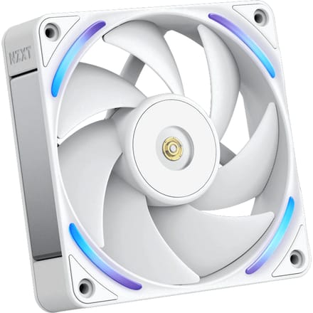 NZXT F120X - Case ventilator - 120mm - Wit met RGB-licht - 41 dBA