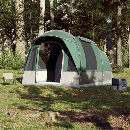 Vidaxl Kampeertent, 3-Pers., Tunnelmodel, Groen, Waterdicht