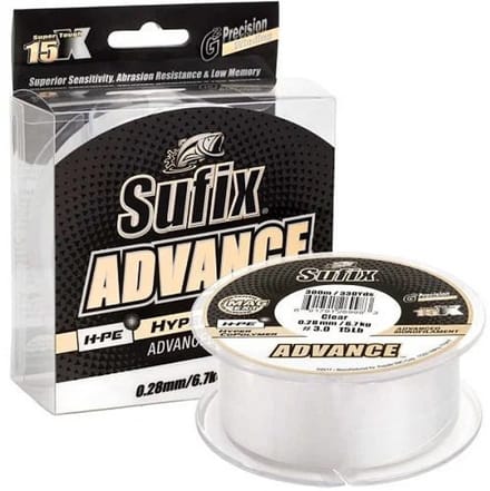 Sufix Advance G2 Clear Monofilament - 300m 0.40mm / 15kg