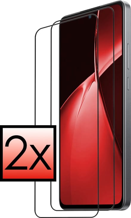 Screenprotector - 2 Stuks - Geschikt voor OnePlus Nord CE 4 Lite - Full Cover - Beschermglas - Gehard Glas - Tempered Glass - Screen Protector
