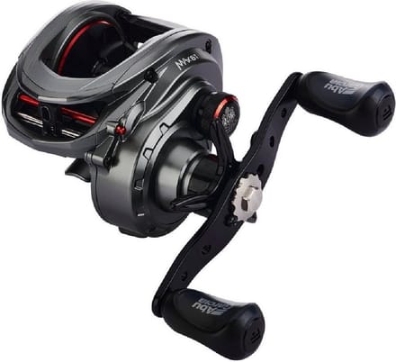 Abu Garcia Max 4-LP-61 LH - Baitcastingreel - Rood/zwart