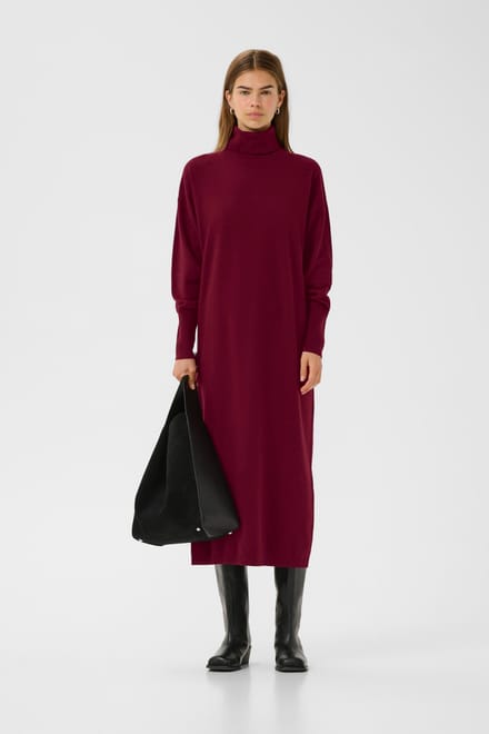INWEAR Kellsieiw Dress Dames - Jurk - Bordeaux - Maat S