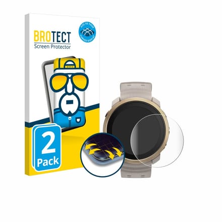BROTECT - Screenprotector voor Polar Vantage M3 - Folie Beschermfolie transparant volledig dekking - 2 Stuks