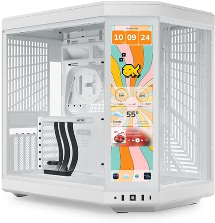 HYTE Y70 Touch Infinite - Snow White - Case - Miditower - Wit