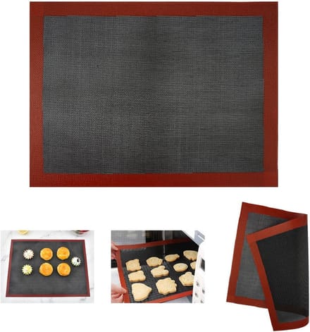 Microperforated Bakmat 30 x 40 cm - Silicone, Herbruikbaar, Antiaanbaklaag, Hittebestendig en Professioneel Gebruik