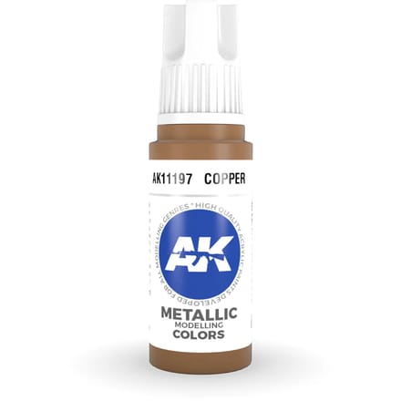 Copper Acrylic Modelling Color - 17ml - AK-11197