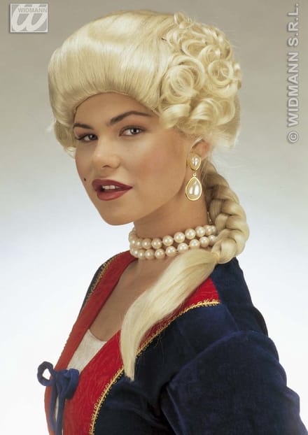 Hertogin pruik blond volwassenen