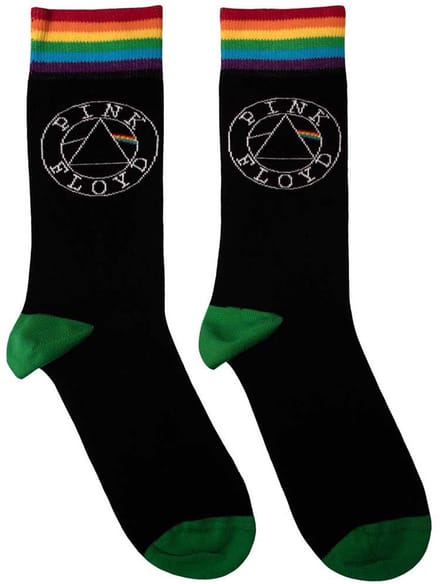 Pink Floyd - Circle Logo Enkelsokken - Zwart