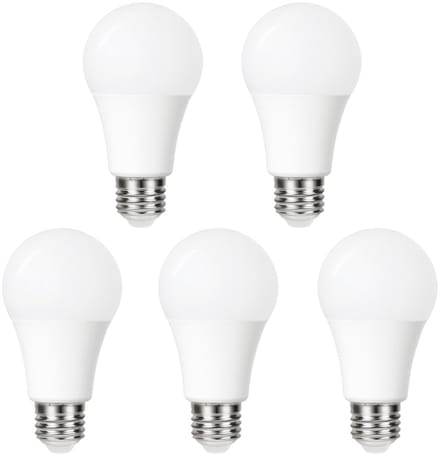 5-Pack Schemersensor - Standaard bol - E27 - 4.8W - Extra Warm Wit - 2700K