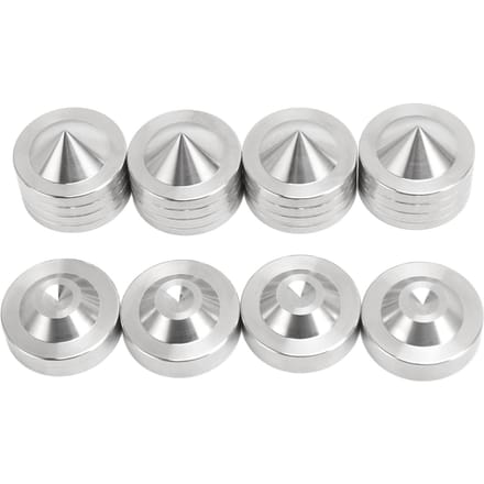 Luidsprekerspikes Isolatievoetjes Pad Aluminiumlegering Schokabsorptie HiFi Luidsprekerspikes Pads voor CD DVD white