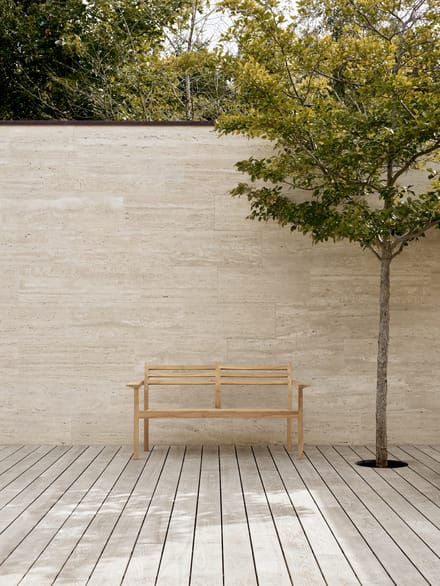 Carl Hansen & Søn - AH701 Outdoor 2-zitsbank - bruin