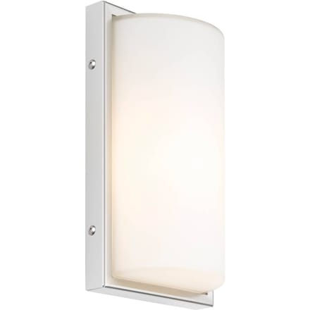 LCD Buitenwandlamp 040 met sensor, wit