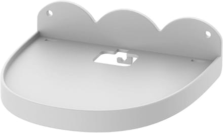 Luidsprekerstandaard - Muurbevestiging - Router Beheer - Ingebouwde Kabelgoot - 14 cm - Wit