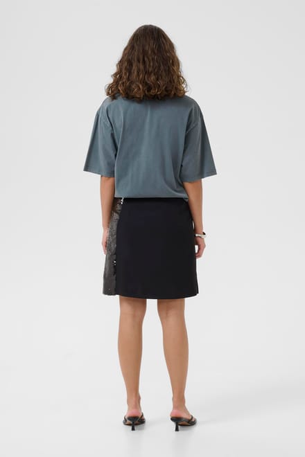Korte damesrok CULTURE Clara Sequin