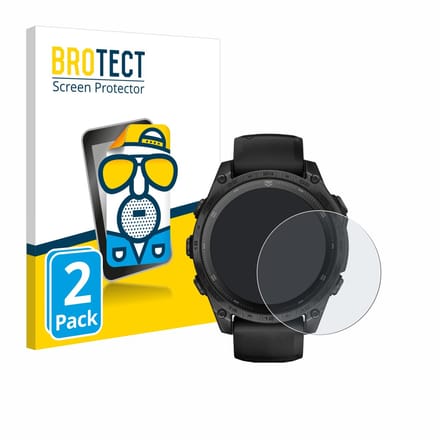 BROTECT - Screenprotector voor Garmin Tactix 8 AMOLED (47 mm) - Folie Beschermfolie matte 2 Stuks