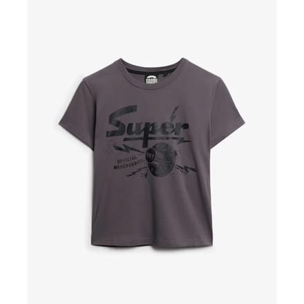 Superdry - Band Merch Aansluitend T-shirt - Dames - T-shirts