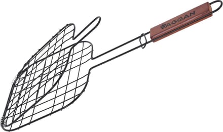 Vaggan Hamburgergrill Zwart Staal Barbecue 49 X 21 X 21 Cm