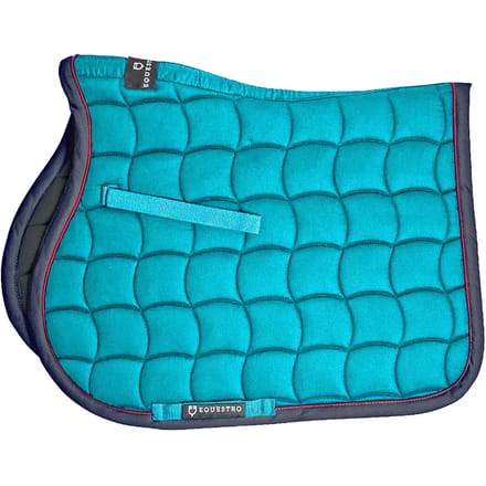 Springzadel met contrasterende bies voor paard Equestro