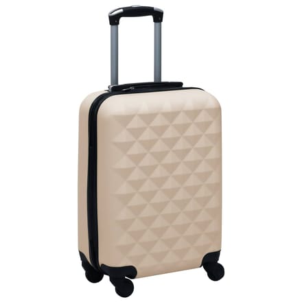 vidaXL - Harde - koffer - ABS - goudkleurig