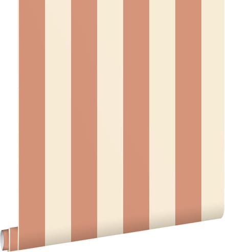 ESTAhome behang strepen roze en beige - 0.53 x 10.05 m - 131922